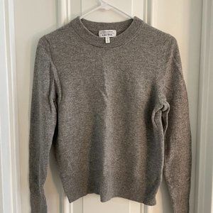 Gray Cashmere Wool Sweater